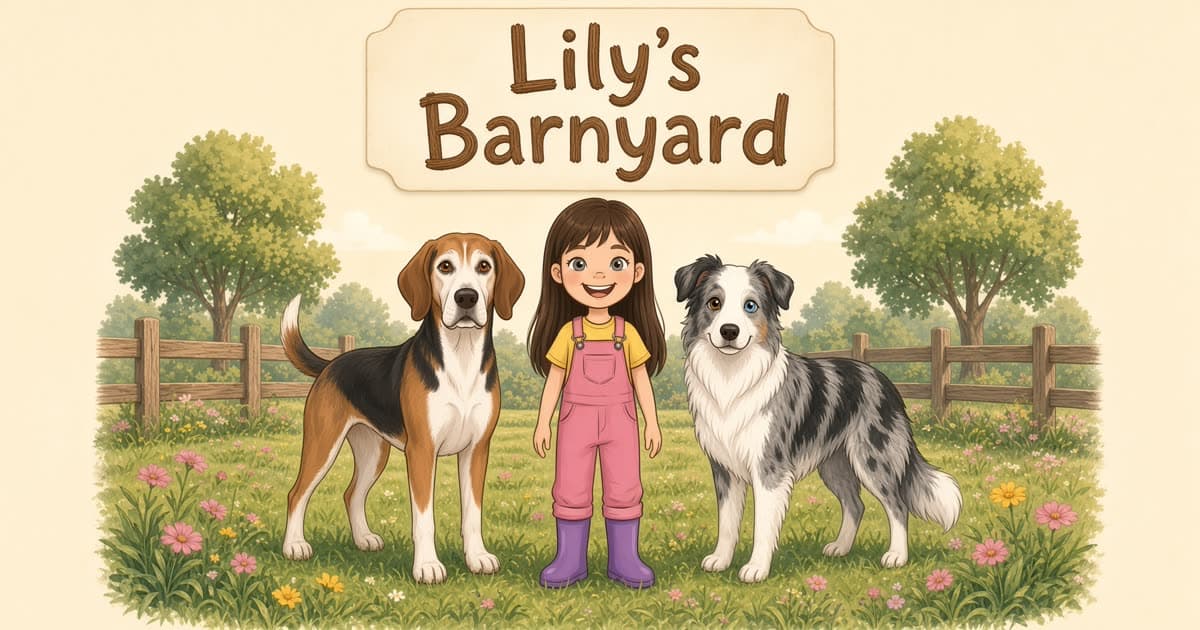 Lily’s Barnyard coloring application presentation