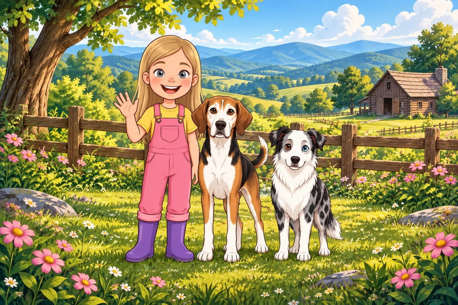 Lily’s Barnyard character-led public website