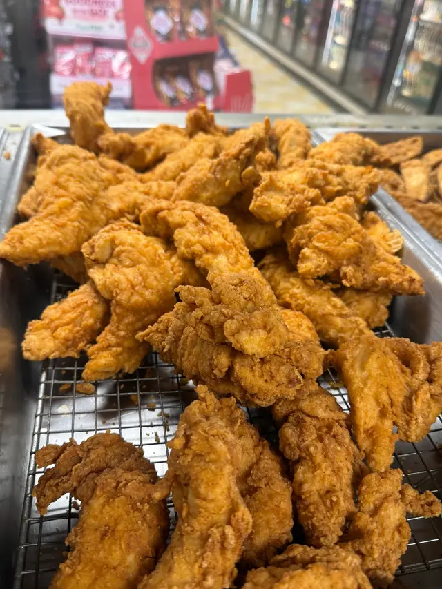 Chicken tenders featured on the updated Big John’s website