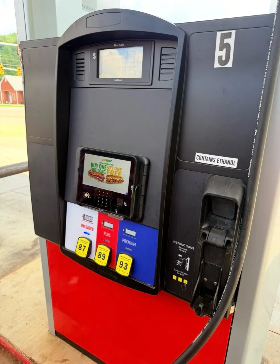 Upgraded Big John’s fuel pump with contactless payment